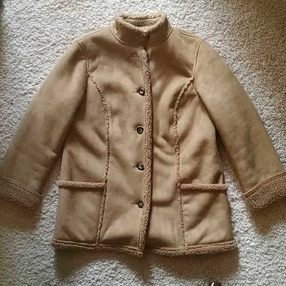 L.L. Bean women's faux fur coat